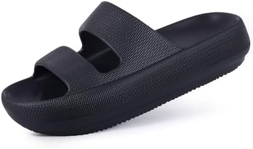 shevalues Orthopedic Slide Sandals for Women with Arch Support Pillow Soft Recovery Slip on Sandals Lightweight Summer Cloud Slippers for Plantar Fasciitis