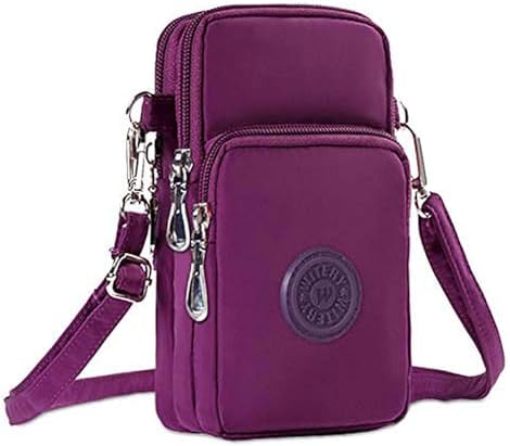 WITERY Waterproof Nylon Cute Crossbody Cell Phone Purse Smartphone Wallet Bag for Women
