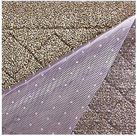 RESILIA Premium Heavy Duty Floor Runner\/Protector for Carpeted Floors \u2013 Skid-Resistant Plastic Vinyl Carpet Protection, Clear, Prism, 27 Inches x 6 Feet, Made in The USA