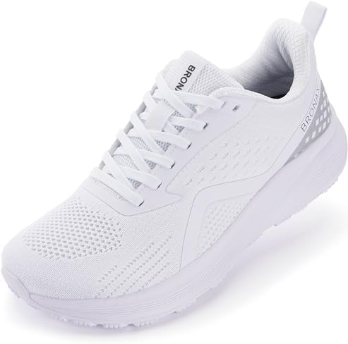 BRONAX Women&#39;s Wide Toe Box Road Running Shoes  Wide Athletic Tennis Sneakers with Rubber Outsole