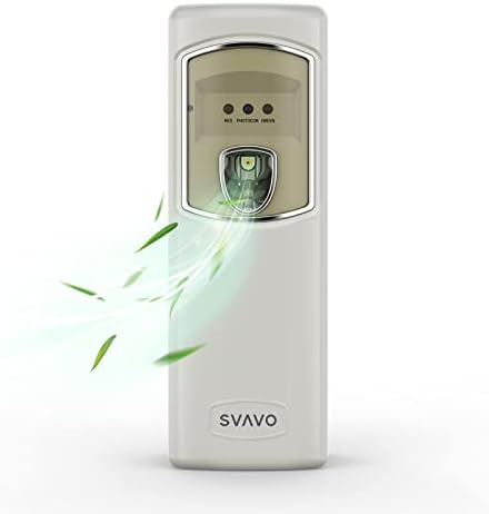 SVAVO Automatic Air Freshener Dispenser - Wall Mounted\/Free Standing Auto Aerosol Spray Dispenser Programmable Fragrance Dispenser for Indoor-Bedroom, Hotel, Office, Commercial Place, Grey