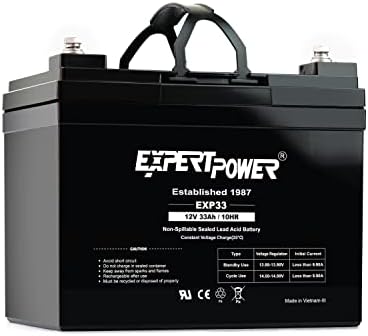 ExpertPower 12v 33ah Rechargeable Deep Cycle Battery [EXP1233 ]