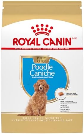 Royal Canin Poodle Puppy Breed Specific Dry Dog Food, 2.5 lb bag