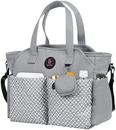 SUPROMOMI Diaper Bag Tote: Large Tote Baby Bag Boy Diaper Bag Stylish Girl Diaper Bag,Shoulder Mommy Bag