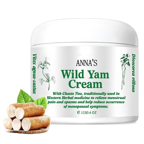 Anna&amp;#39;s Wild Yam Cream, Wild YamCream Organic for HormoneBalance,Promoting Perimenopause &amp;amp;Menopause support