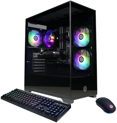 CyberPowerPC Gamer Master Gaming PC, AMD Ryzen 5 5500 3.6GHz, Radeon RX 6400 4GB, 16GB DDR4, 500GB PCIe Gen4 SSD, WiFi Ready &amp;amp; Windows 11 Home (GMA3100A)