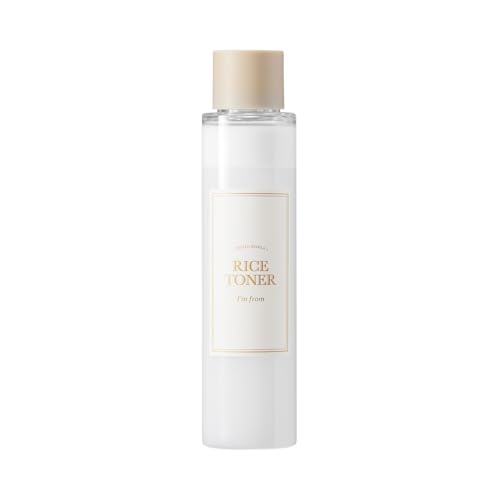 I&#39;m from Rice Toner for Sensitive Skin, Rice Extract from Korea, Glow Essence with Niacinamide, Hydrating, Vegan, Alcohol Free, Fragrance Free, Peta Approved, K Beauty Toner, 5.07 Fl Oz