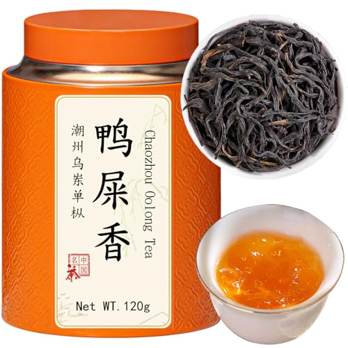 Yuexi Phoenix Oolong Tea Loose Leaf Ya Shi Xiang Dancong Tea Loose Leaf 4.23oz\\/120g Top-grade Chaozhou Phoenix Mountain Tea Rich Flavor  Fenghuang Danzong Duck Shit Fragrance Chaozhou Wuchao Oolong 