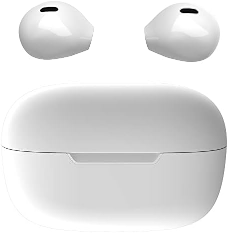 eleror Invisible Wireless Earbuds Bluetooth Mini Size, Semi-in-Ear Ear Buds for Small Ear Canals, Clear Sound for Work, Home, Music, Audiobooks and Podcasts