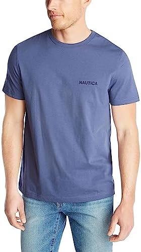 Nautica Men&#39;s Short Sleeve Solid Crew Neck T-Shirt