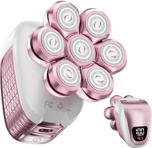 Wyklaus Electric Razors for Women Legs: 5-in-1 Rechargeable Body Shaver - Waterproof Wet Dry Hair Remover - Trimmer for Lady Face Underarms Public Men