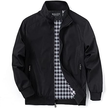 URBANFIND Men's Sports Shell Jacket Lightweight Windbreaker Outdoor Recreation Coat