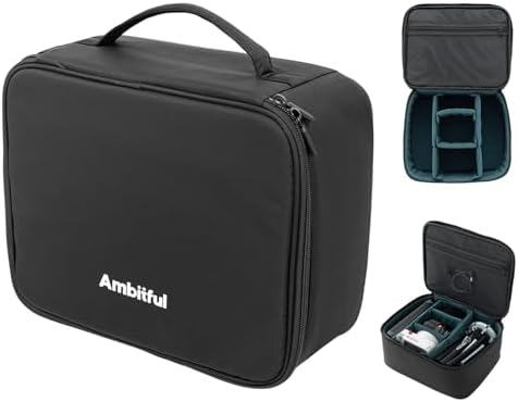 AMBITFUL Carrying Bag Zoom P7 for Photography Equipments with Large Capacity, Multi-functional Storage Case for Mini Drone and Other Accessories,with Thick Sponges and Interial Mesh Layer