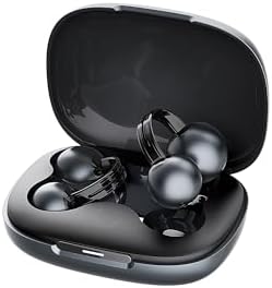 mojawa StarClip Open-Ear Wireless Bluetooth Headphones, Clip-On Earbuds, 4D Panoramic Sound, Clear Calls, Lightweight, Secure Fit, IP54 Water-Resistant Ear Grips for Workout and Daily Use, Gray