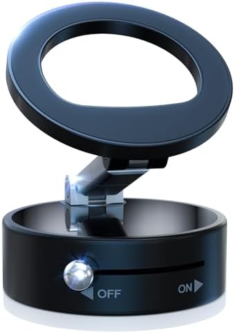 Magnetic Phone Holder for Car Super Magnet, 360°Adjustable Portable Foldable Phone Mount for Dashboard\/Gym\/Mirror\/Shower, Compatible with iPhone 16 Pro Max\/15\/14\/13\/12 &amp; Android Magsafe Cas