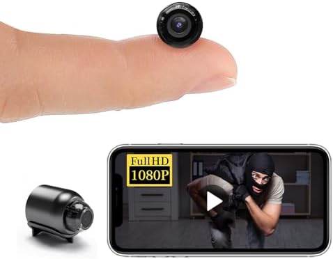 2025 Smallest Wireless WiFi Camera,HD1080P Spy Camera with Video Recording Live Feed,Baby Monitor Camera,Nanny Cam,with Night Vision,Motion Detection,Cloud Storage for Security with iOS Android APP