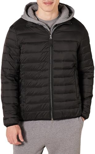 Amazon Essentials Men's Packable Lightweight Water-Resistant Puffer Jacket (Available in Big &amp; Tall)