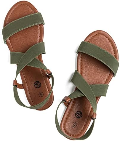 Rekayla Flat Elastic Sandals for Women