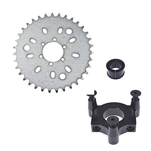KQTshangmao 35T Sprocket 1.5&#34; \/ 1&#34; CNC Adapter for 49cc 50cc 66cc 80cc Motorized Bicycle