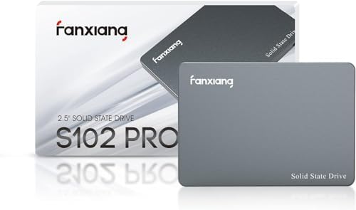fanxiang S102 Pro SATA SSD 500GB 2.5&amp;#34; Internal Solid State Hard Drive, Up to 560MB\/s, SLC Cache, 3D NAND TLC, Rapid Heat Dissipation, Upgrade Laptop PC and Desktops