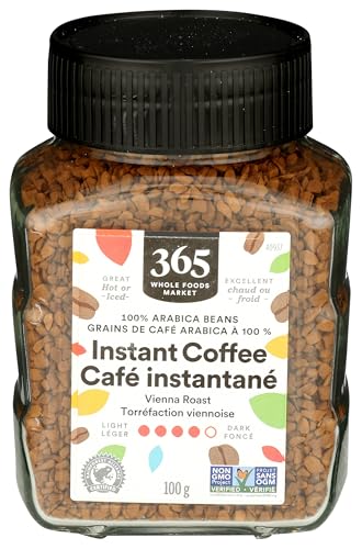 365 by Whole Foods Market, Instant Coffee, Dark Roast, 3.5 Ounce