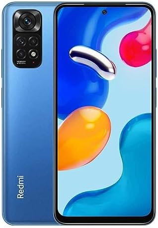 Xiaomi Redmi Note 11S 4G Volte 64GB + 6GB Factory Unlocked 6.43" Quad Camera 108MP Night Mode (NOT Verizon Sprint Boost Cricket At&amp;t) (w\/Fast Car Charger Bundle) (Twilight Blue)