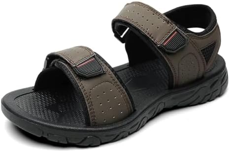 LUODENGLANG Men's Sport Sandals Open Toe Outdoor Beach Fisherman Sandals for Men Water Shoes Summer Non-slip Lightweight Walking Hiking Casual Sandals