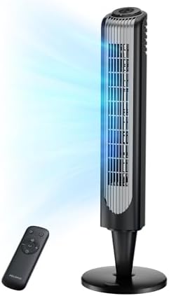 PELONIS 36-Inch Tower Fan for Bedroom \u2013 Oscillating Tower Fan with Remote Control \u2013 Indoor Quiet Fan with 3 Speeds, 4 Modes and 15-Hour Timer \u2013 ETL Certified