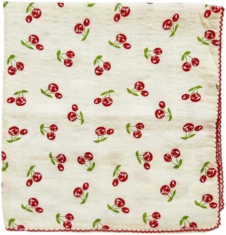 APIGANIZ 21"x21" Cotton Bandana for Women, Super Soft Textured Fabric, Kerchief, Neck Scarf for Women, All-Occasion Gift