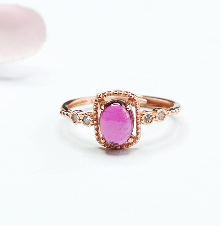 S95 Silver Set Brazilian Purple Toothed Black Garnet Ring Jewelry 04505