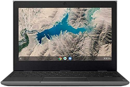 Lenovo 100E Chromebook 2ND Gen 81QB000AUS Laptop Computer, 11.6&#34; HD (1366 X 768) Display, MediaTek MT8173C Processor, 4GB RAM, 16GB eMMC TLC SSD, Powervr GX6250, Chrome OS, Black (Renewed)
