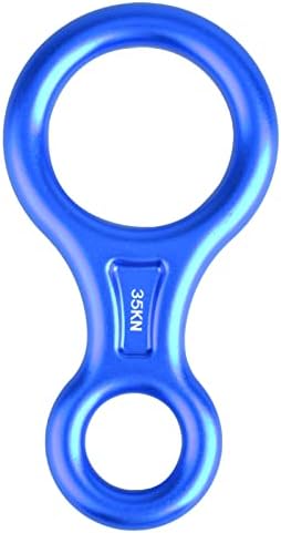 YAPJEB Figure 8 Descender, 35KN 50kN Rescue Figure Belay Device Belaying and Rappelling Gear Descender Rigging for Climbing Rescue, Heavy Duty Belay Device, Downhill Equipment