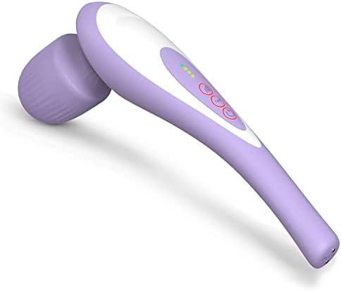 Roysmart Personal Handheld Vibrating Massager-Cordless Electric Percussion Muscle\/ Deep Tissue Massager for Neck Back Shoulder Foot, Portable Seven Wand Massager for Full Body