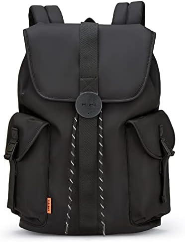 mixi Travel Laptop Backpack for Women &amp; Men Carry On Backpack fits 16'' Laptop, Waterproof Lightweight Casual Hiking Weekender Bags Rucksack,17 Inch, Knight Black