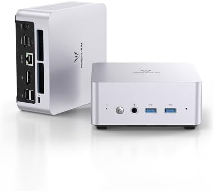 MINISFORUM UN1250 Mini PC i5 Intel Core i5-1250P 12C\/16T 16GB DDR4 1TB PCIe4.0 SSD, HDMI2.0\/USB Type-C\/DisplayPort1.4, 2.5G LAN, 5X USB Port, WiFi 6, BT5.2, Mini Desktop Computers Auto Power On