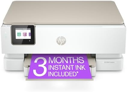 HP ENVY Inspire 7255e Wireless Color Thermal Inkjet Printer, Print, scan, copy, Easy setup,Mobile printing, Best-for-home, 3 month Instant Ink trial included